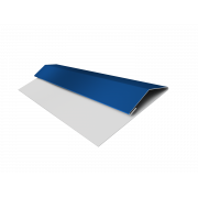 Планка стартово-финишная (Блок-хаус, Экобрус) Grand Line 0,4 PE с пленкой RAL 5005 сигнальный синий (2м)