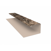 Планка П-образная (Блок-хаус, Экобрус) Grand Line 0,45 Print Elite King Stone TwinColor (3м)