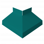 Угол отлива внешний 50 0,45 PE с пленкой RAL 5021 водная синь