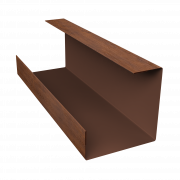 Планка угла внутреннего составная нижняя 0,45 Print Premium Golden Wood Fresh TwinColor (2м)