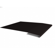 Планка начальная 0,5 Satin с пленкой RAL 9005 черный (2м)