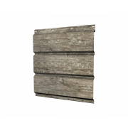 Софит металлический центральная перфорация 0,45 Print Elite с пленкой Nordic Wood TwinColor