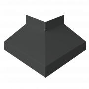 Угол отлива внешний 50 0,45 Drap TX с пленкой RAL 7016 антрацитово-серый