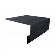 Планка околооконная сложная 250х75х18 (j-фаска) 0,45 Print Premium Grey Wood TwinColor (2м)