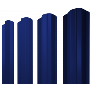Штакетник М-образный В фигурный 0,45 PE RAL 5002 ультрамариново-синий