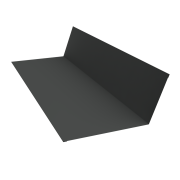 Планка примыкания 150х250 0,45 PE с пленкой RAL 7016 антрацитово-серый (3м)