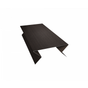 Планка угла внешнего составная нижняя 0,45 Print Elite Coffee Wood TwinColor (2м)