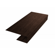 J-Профиль 12мм 0,45 Print-Double Premium Antique Wood (2м)