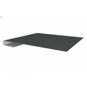 Планка завершающая 0,5 Satin Matt TX RAL 7016 антрацитово-серый (3м)