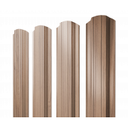 Штакетник Прямоугольный фигурный 0,45 Print Elite Honey Wood TwinColor