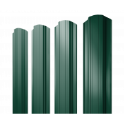 Штакетник Прямоугольный фигурный 0,45 Drap TX RAL 6005 зеленый мох