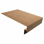 Планка околооконная сложная 250х50х18 (j-фаска) 0,45 Print Elite Honey Wood TwinColor (2м)