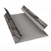 Планка угла внутреннего составная верхняя 0,45 Print Elite Fine Stone TwinColor (3м)