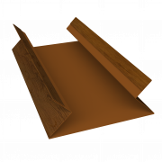 Планка угла внутреннего составная верхняя 0,45 Print Elite Golden Wood TwinColor (3м)