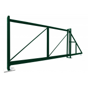 Ворота откатные Colority Zinc 2,03x5,0 RAL 6005