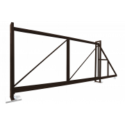 Ворота откатные Colority Zinc 2,03x5,0 RAL 8017