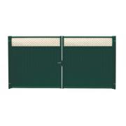 Ворота Estet Plus 2,0х3,6 RAL 6005/1013