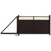 Ворота откатные Estet Plus 2,0х3,5 RAL RR 32/1014