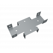 Кронштейн Х 60х60 Colority Black RAL 7040 GL