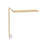 Планка ветровая для мягкой кровли 130х25х100 0,45 PE с пленкой RAL 1014 слоновая кость (3м)