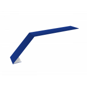 Планка карнизная для мягкой кровли 100х60 0,45 PE с пленкой RAL 5002 ультрамариново-синий (2м)