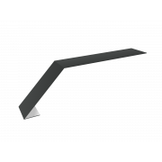 Планка карнизная для мягкой кровли 100х60 0,5 Satin Matt RAL 7016 антрацитово-серый (3м)