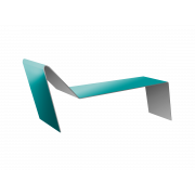 Планка примыкания для мягкой кровли 0,45 PE с пленкой RAL 5021 водная синь (2м)