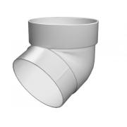 Колено трубы 67 град. ПВХ Grand Line белое (RAL 9003)