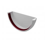 Заглушка желоба Классика 120 ПВХ Grand Line белая (RAL 9003)