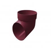 Колено сливное ПВХ Grand Line бордо (RAL 3005)