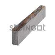 Бордюр садовый Steingot Colormix 1000х200х80мм Stein Bronze частичный прокрас