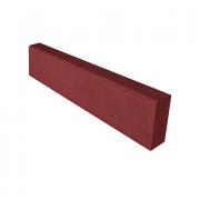 Бордюр садовый SteinRus 200мм Моноцвет красный полный окрас