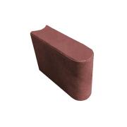 Бордюр шарнирный SteinRus 200мм Моноцвет красный полный окрас