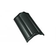 Центральная коньковая черепица без муфт Braas Рубин 13V зеленая ель