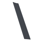 Крепежная планка жалюзи Milan,Tokyo 0,45 Drap-double TX RAL 7024 мокрый асфальт (3м)