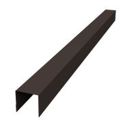 Планка вертикальная обратная Palermo 0,45 Drap-double TX RR 32 темно-коричневый (2м)