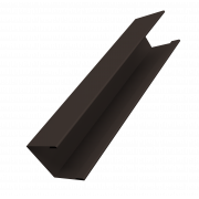 Крышка жалюзи Milan Slim 0,45 Drap-double TX RR 32 темно-коричневый (2м)