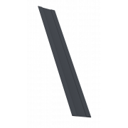 Крепежная планка жалюзи Milan,Tokyo 0,45 Drap TwinColor с пленкой RAL 7024 мокрый асфальт (1,8м)