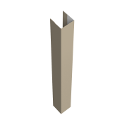 Стойка жалюзи Texas 0,45 Drap TX RAL 1015 светлая слоновая кость (2м)