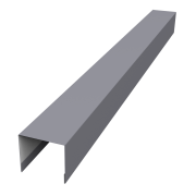 Стойка боковая крепежная для забора жалюзи Palermo 0,45 Drap TX RAL 7004 сигнальный серый (2м)