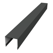 Стойка боковая крепежная для забора жалюзи Palermo 0,45 Drap TX RAL 7016 антрацитово-серый (2,5м)