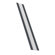 Крепежная планка жалюзи Milan,Tokyo 0,45 Drap TX RAL 7024 мокрый асфальт (1,8м)