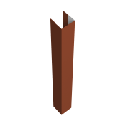 Стойка Texas 0,45 Drap TX RAL 8004 терракота (для калиток и ворот) (2,5м)