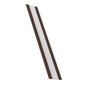 Крепежная планка жалюзи Milan,Tokyo 0,45 Drap TX RAL 8017 шоколад (1,8м)