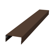 Крышка 45х20 жалюзи Texas 0,5 Drap TX RAL 8017 шоколад (2,5м)