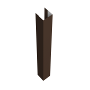 Стойка Texas 0,5 Drap TX RAL 8017 шоколад (для калиток и ворот) (2м)