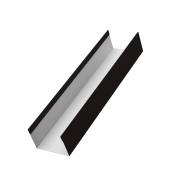 Стойка жалюзи Milan,Tokyo 0,5 Drap TX RAL 9005 черный (2м)