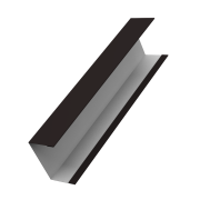 Крышка жалюзи Milan,Tokyo 0,5 Drap TX RAL 9005 черный (2,5м)