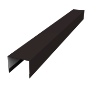 Крышка жалюзи Palermo 0,5 Drap TX RAL 9005 черный (3м)