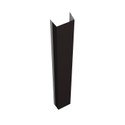 Крепежная планка верхняя Texas 0,5 Drap TX RAL 9005 черный (2,5м)